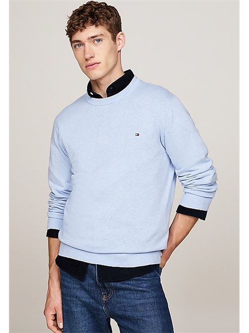 pima org ctn cashmere crew neck Tommy Hilfiger | MW0MW28046DV5.DV5